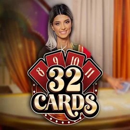 32 Cards online game logo by Ezugi on wildrobinn.com.pl
