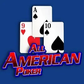 All American Poker logo – Table Games by RTG (Reel Time Gaming) at Wild Robin Casino