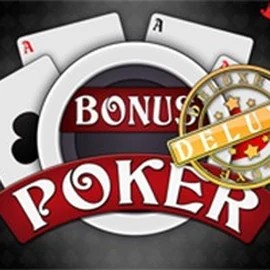Try Bonus Poker Deluxe - 3 Hands slot by RTG (Reel Time Gaming) on wildrobinn.com.pl – logo image
