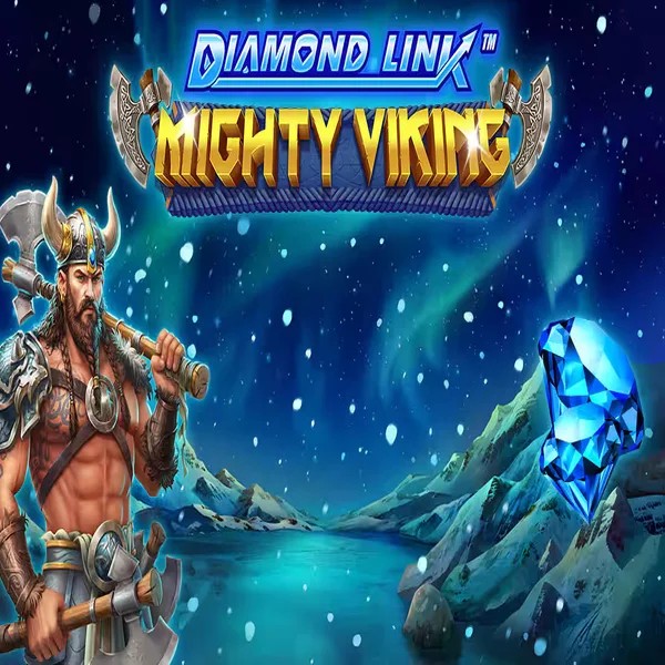 Official Slots logo: Diamond Link Mighty Viking by Greentube at Wild Robin Casino