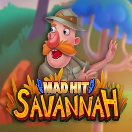 Mad Hit Savannah slot visual from RubyPlay available on wildrobinn.com.pl