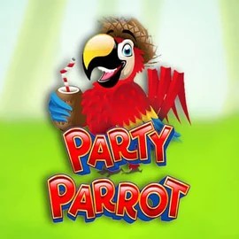 Slots logo of Party Parrot from Rival at Wild Robin Casino