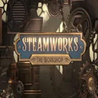 Steamworks The Workshop game by Peter & Sons – logo hosted on Wild Robin Casino